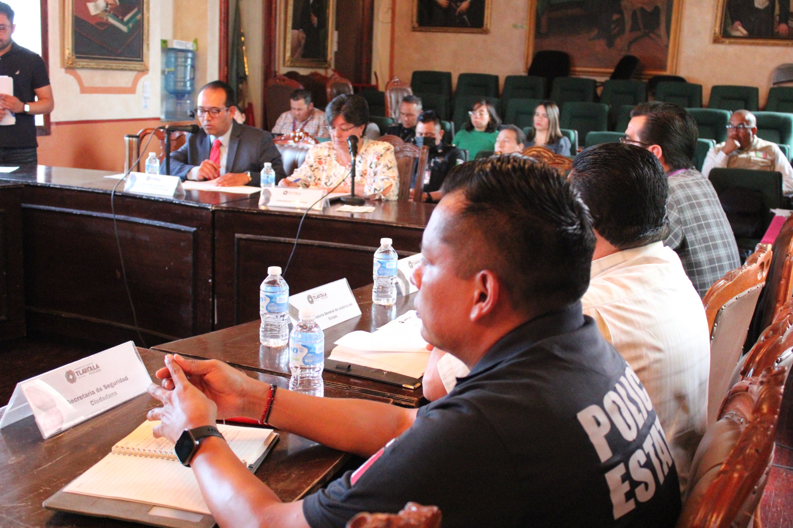 Realizan en Tlaxcala Capital, sesión de Consejo Municipal de Seguridad